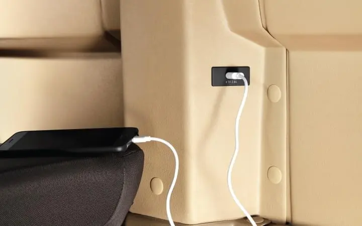 multiple USB charging points